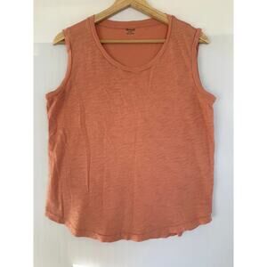 Madewell‎ Pink Cotton Tank- Size M